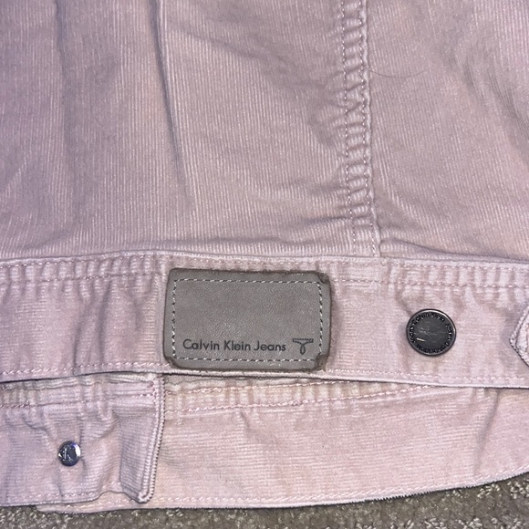 Pink Calvin Klein corduroy jacket - Picture 4 of 4